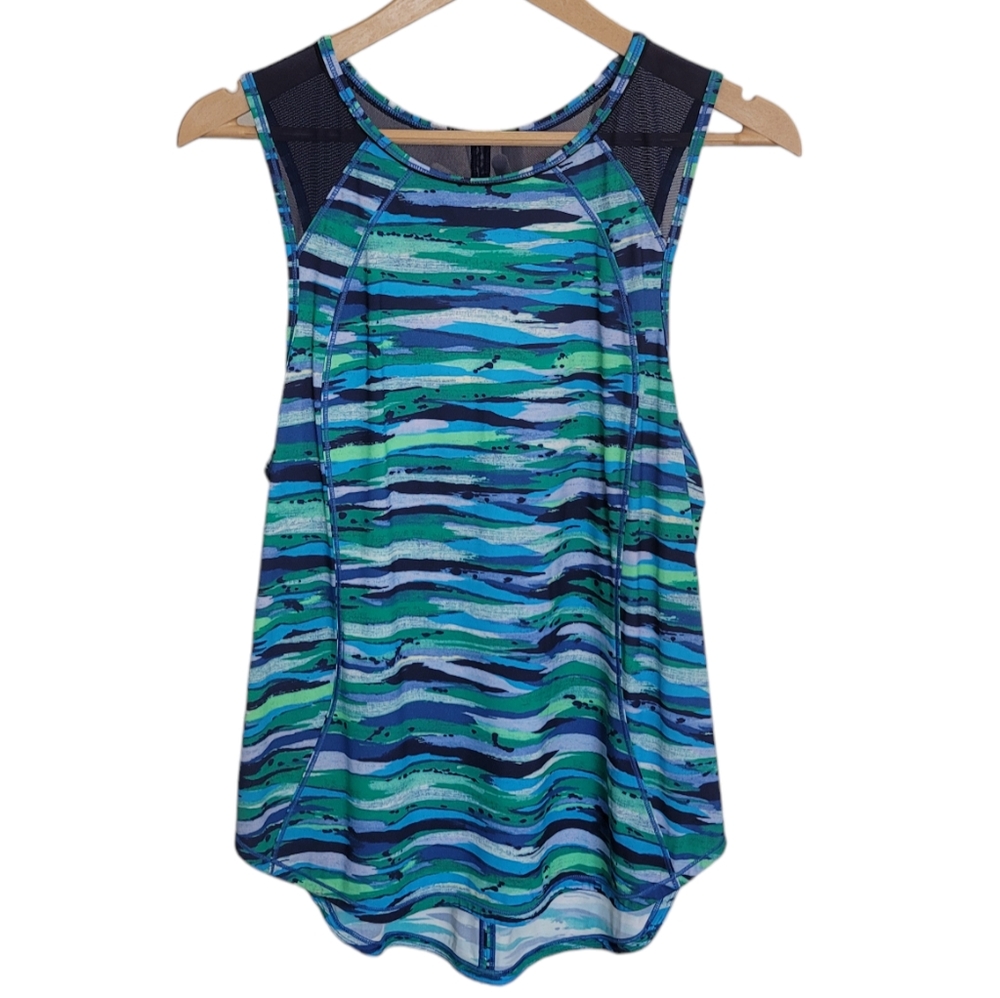 Lululemon Sculpt Tank In Seven Wonders Multi / Hero Blue View 5